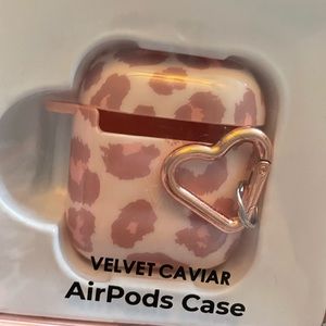 Velvet cavalier AirPods case.  New In box